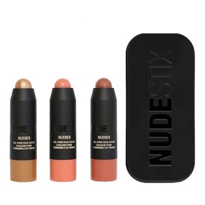 NUDESTIX - Mini Nudies Blush, Bronze, Glow Kit - Sada s líčením pro oči, rty a pleť
