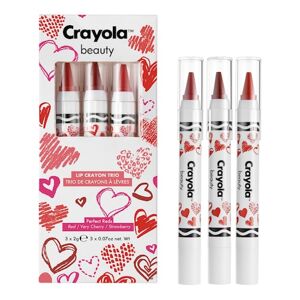 CRAYOLA - Lip Crayon Trio Perfect Reds - Sada rtěnek