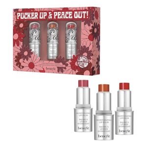 BENEFIT COSMETICS - Pucker Up & Peace Out - Sada mini rtěnek