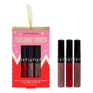 SEPHORA COLLECTION - Holiday Vibes 3 Mini Cream Lip Stain Set - Dárková sada