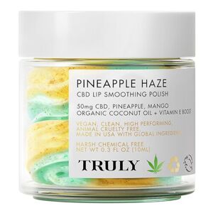 TRULY - Pineapple Haze CBD Lip Polish - Vyhlazující CBD peeling na rty
