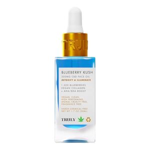 TRULY - Blueberry Kush CBD Face Oil - Odkyselující a rozjasňující olej CBD