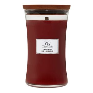 WOOD WICK - Velká vonná svíčka Cinnamon Chai