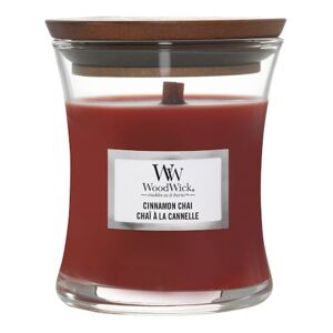 WOOD WICK - Malá vonná svíčka Cinnamon Chai