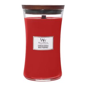 WOOD WICK - Velká vonná svíčka Crimson Berries