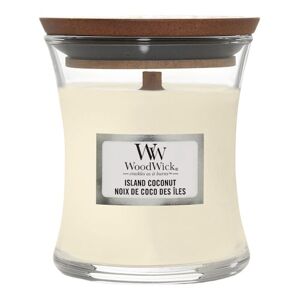 WOOD WICK - Malá vonná svíčka Island Coconut