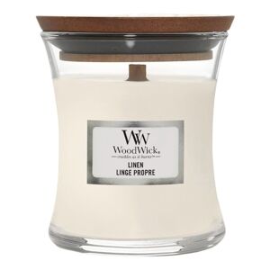 WOOD WICK - Malá vonná svíčka Linen