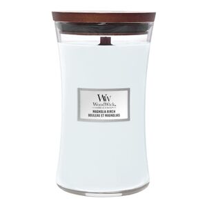 WOOD WICK - Velká vonná svíčka Magnolia Birch
