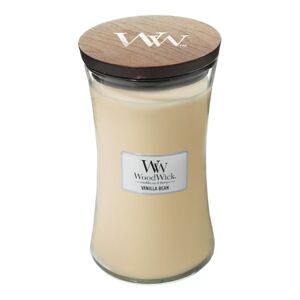 WOOD WICK - Velká vonná svíčka Vanilla Bean