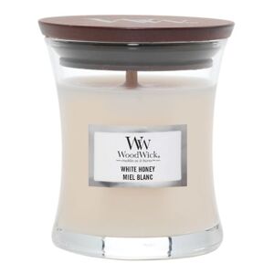 WOOD WICK - Malá vonná svíčka White Honey