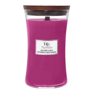 WOOD WICK - Velká vonná svíčka Wild Berry & Beets