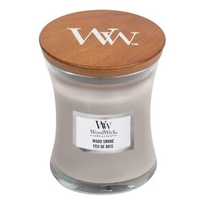 WOOD WICK - Malá vonná svíčka Wood Smoke