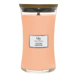WOOD WICK - Velká vonná svíčka Yuzu Blooms