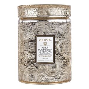 VOLUSPA - Japonica Gilt Pomander & Hinoki Large Jar Candle - Svíčka