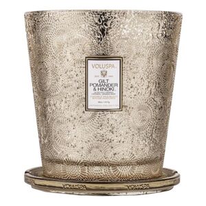 VOLUSPA - Japonica Gilt Pomander & Hinoki 3 Wick Candle - Svíčka