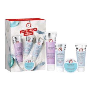 FIRST AID BEAUTY - Let It Glow Head To Toe Holiday Kit - Dárková sada