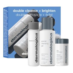 DERMALOGICA - Double cleanse + brighten – Sada tří přípravků pro čistou a pronikavou pleť
