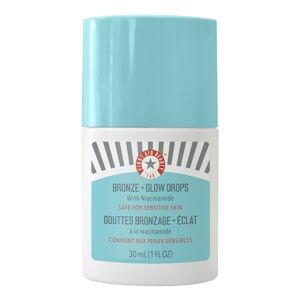 FIRST AID BEAUTY - Bronze + Glow Drops – Samoopalovací a rozjasňující kapky s niacinamidem