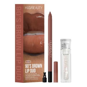 HUDA BEAUTY - Lip Duo – 90s Brown – Lesk a tužka na rty