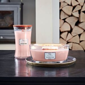 WOOD WICK - Vonná Svíčka Ellipse Pressed Blooms & Patchouli