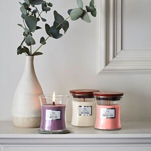 WOOD WICK - Vonná svíčka střední Pressed Blooms & Patchouli