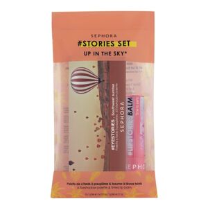 SEPHORA COLLECTION - #Stories Set Up In The Sky Eyes And Lip Balm Palette Set - Sada